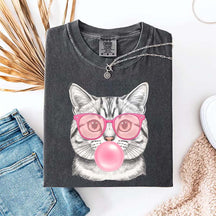 Bubble Gum Kitten Vintage Style T-Shirt