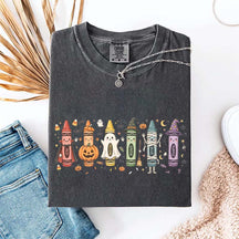 Happy Doodle Back To School Ghost T-Shirt