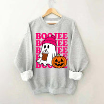 Boojee Ghost Halloween Pumpkin Sweatshirt