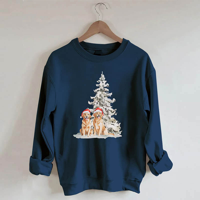 Christmas Golden Retriever Sweatshirt