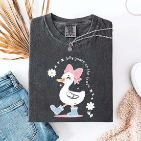 Silly Goose On The Loose Floral T-Shirt