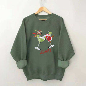 Party Santa & Reindeer Let's Get Lit Sweatshirt