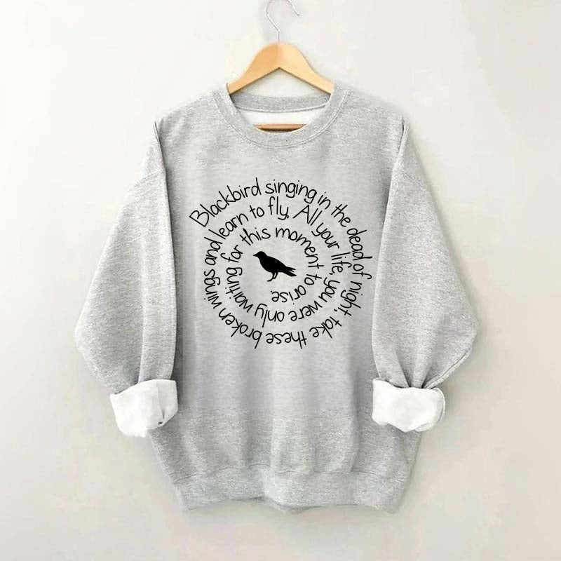 Blackbird Singing in the Night Sweatshirt