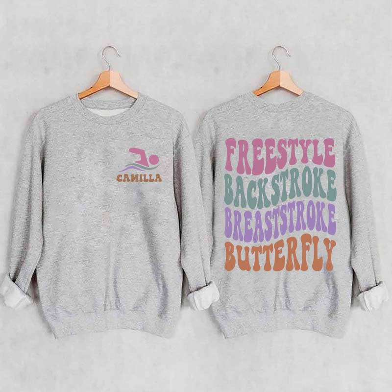 Personalized Name Swim Sweatshirt