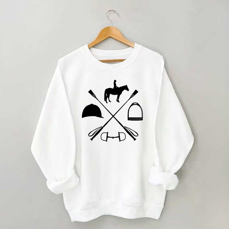 Equestrian Horse Rider Sweatshirt