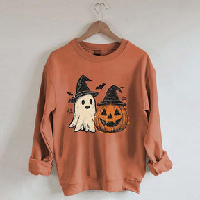 Preppy Floral Pumpkin Sweatshirt