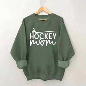 Ice Hockey Vibes Mom Sweatshirt