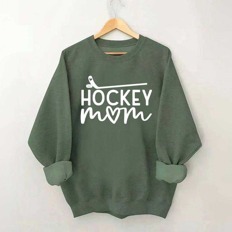 Ice Hockey Vibes Mom Sweatshirt