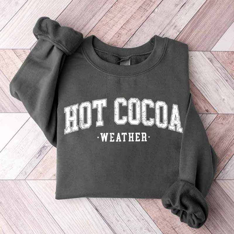 Retro Holiday Season Hot Cocoa Sweatshirt