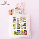 Vintage Canned Pickles Tote Bag