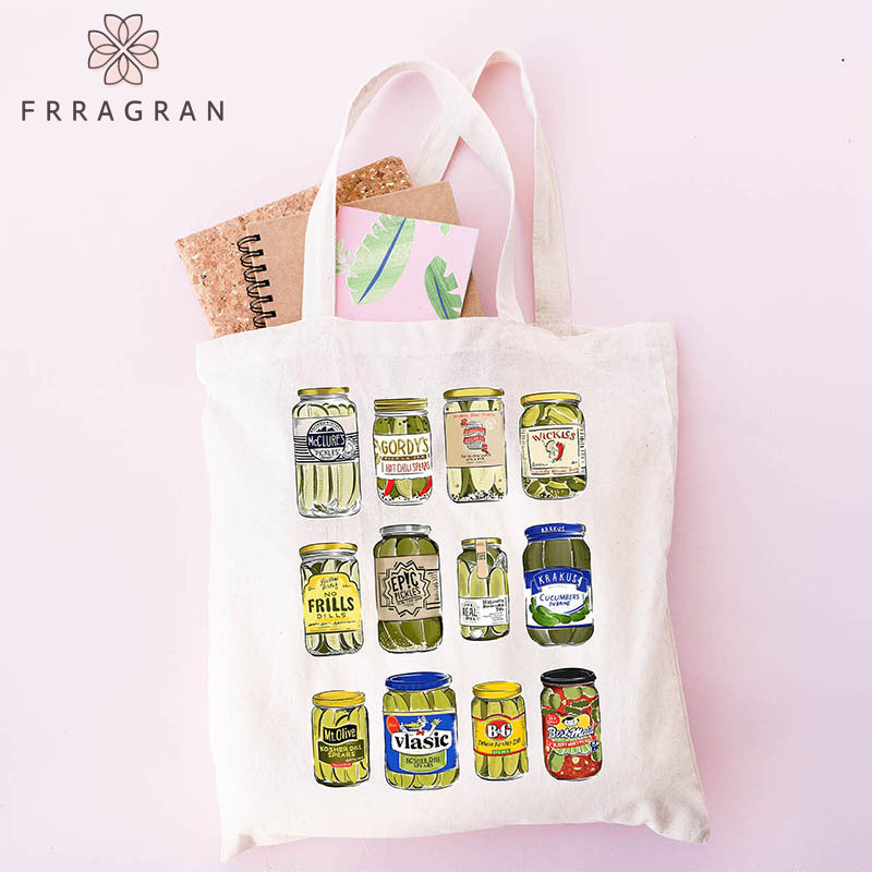 Vintage Canned Pickles Tote Bag