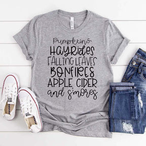 Cute Fall Graphic Quote T-Shirt
