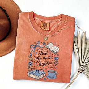 Just One More Chapter Book And Coffee T-Shirt