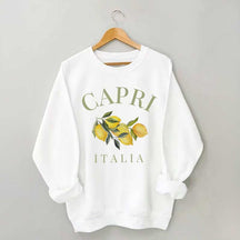 Capri Italia Lemons Amalfi Coast Sweatshirt