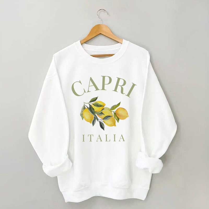 Capri Italia Lemons Amalfi Coast Sweatshirt