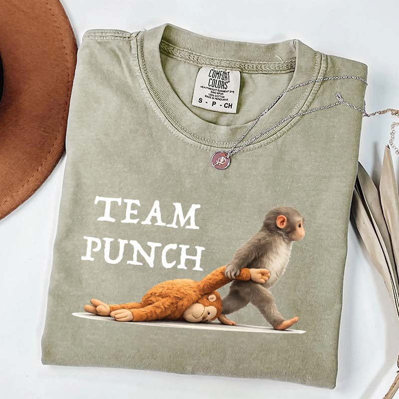Team Punch Baby Monkey T-Shirt