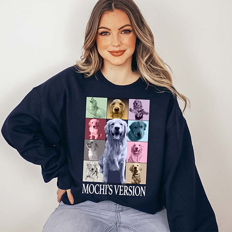 Custom Dog Concert Collage Sweatshirt