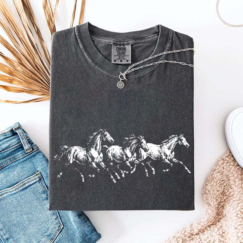 Wild Horses Running T-Shirt