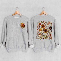 Autumn Cottagecore Autumn Floral Sweatshirt