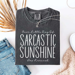 Your Little Ray of Sarcastic Sunshine Has Arrived Simple T-Shirt