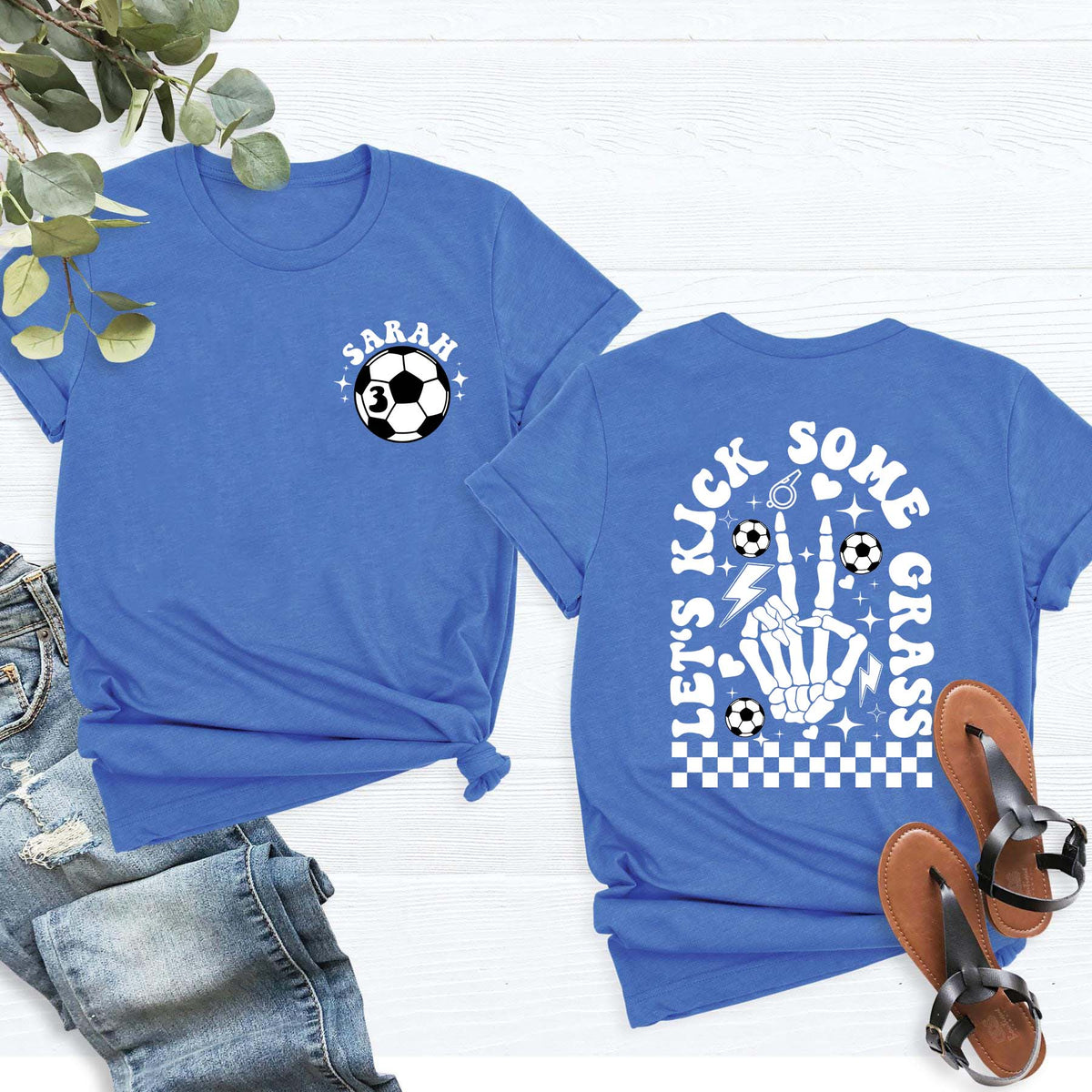 Custom Soccer Mom Skull Shirt