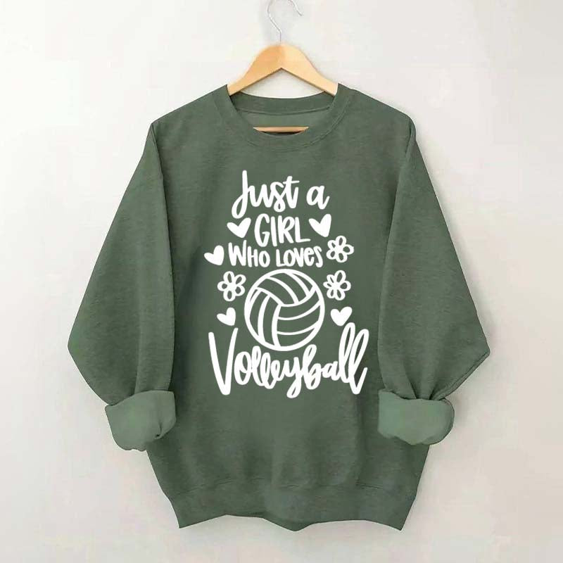 Floral Volleyball Sweatshirt