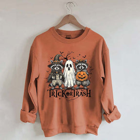 Boo Ghost Racoon Feral Sweatshirt