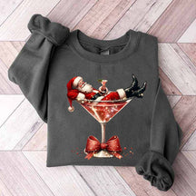 Santa's Hot Mess Martini Sweatshirt