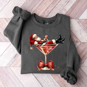 Santa's Hot Mess Martini Sweatshirt