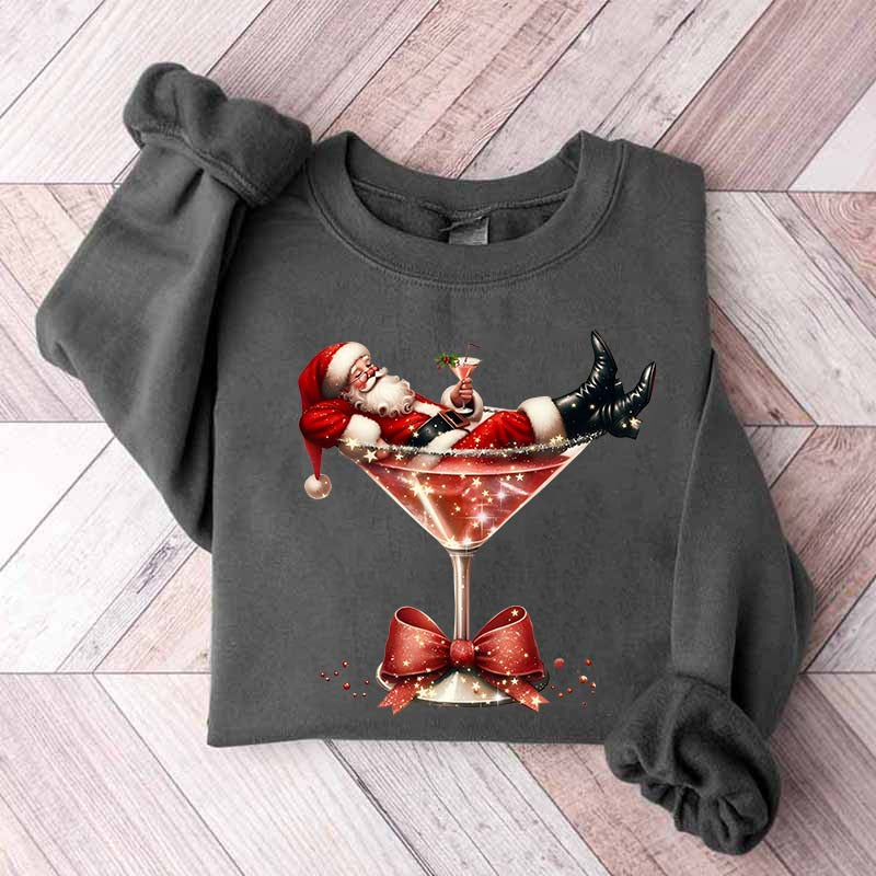 Santa's Hot Mess Martini Sweatshirt