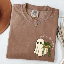 Plant Ghost Crazy Plant Lady T-Shirt