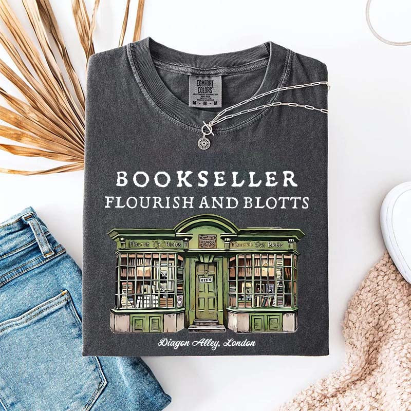 Wizard Bookstore Book Lover T-Shirt