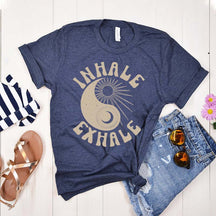 Ying Yang Yoga Just Breathe T-Shirt