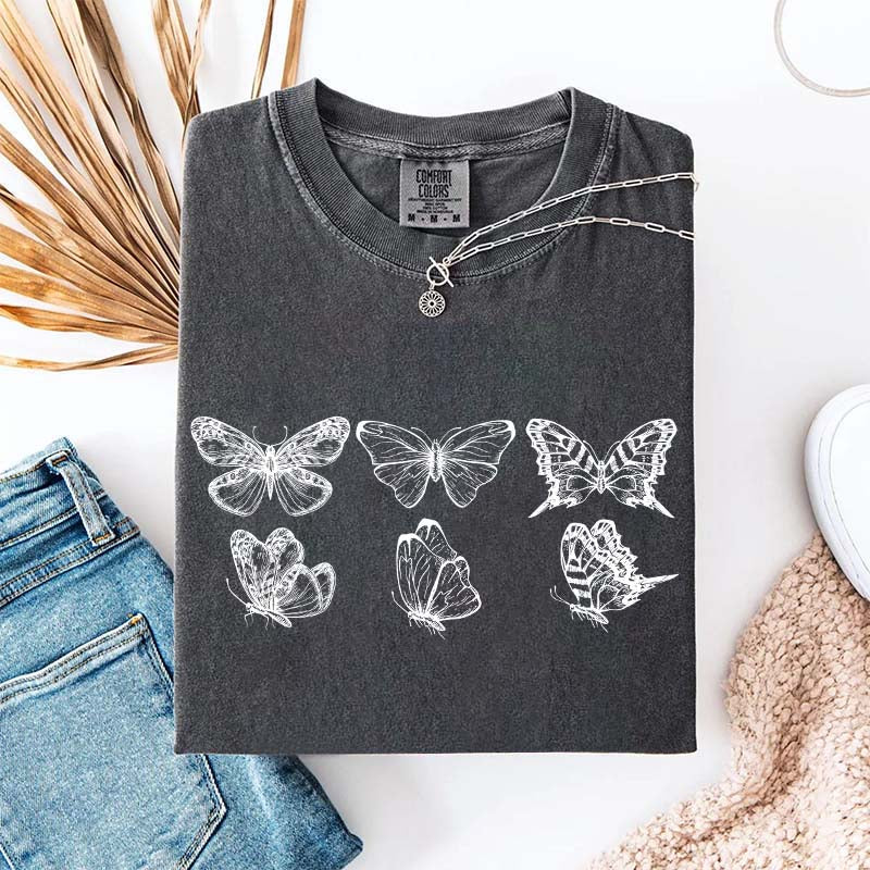 Dark Cottagecore Butterfly T-Shirt