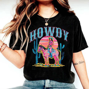 Comfort Colors Howdy Western Cowgirl T-Shirt