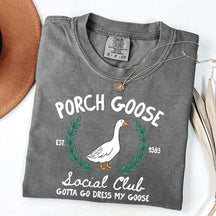Porch Goose Social Club Est 1983 T-Shirt