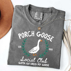 Porch Goose Social Club Est 1983 T-Shirt
