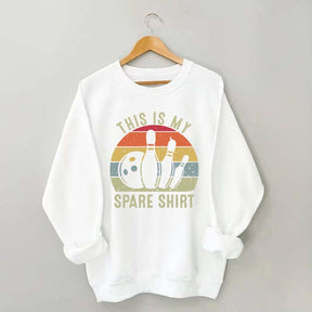 This Is My Spare Retro Bowling Sweatshirt