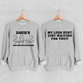 Custom Marathon Support Crew Sweatshirt