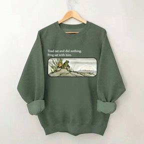 Frog And Toad Book Lover Sweatshirt