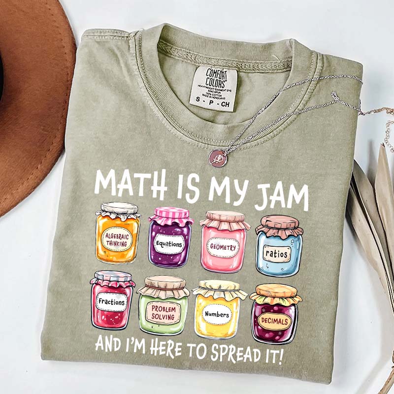 Math is My Jam Mathematician T-Shirt