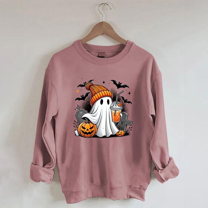 Cute Ghost Tombstone Sweatshirt