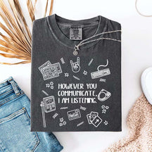 Everyone Communication Speechie AAC Bcba Aba T-Shirt