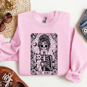 The Aunt Tarot Card Skeleton Sweatshirt