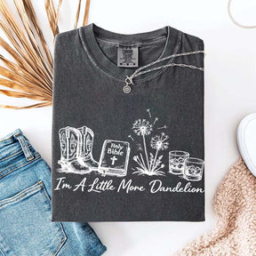 Dandelion Comfort Colors Graphic Western T-Shirt