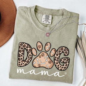 Leopard Dog Mama T-Shirt