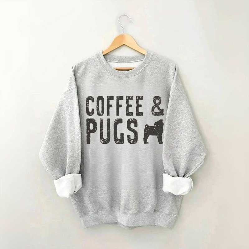 Coffee And Pug Sweatshirt