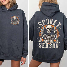 Spooky Season Skeleton Halloween Party Hoodie