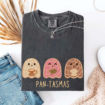 Funny Pantasmas Ghost Pan Dulce T-Shirt