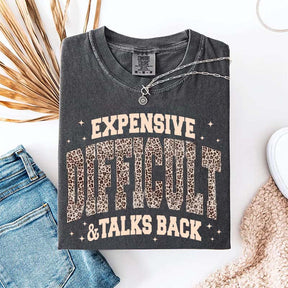Expensive Difficult & Talks Back Leopard Print T-Shirt